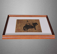 十堰市书画装裱配框服务案例